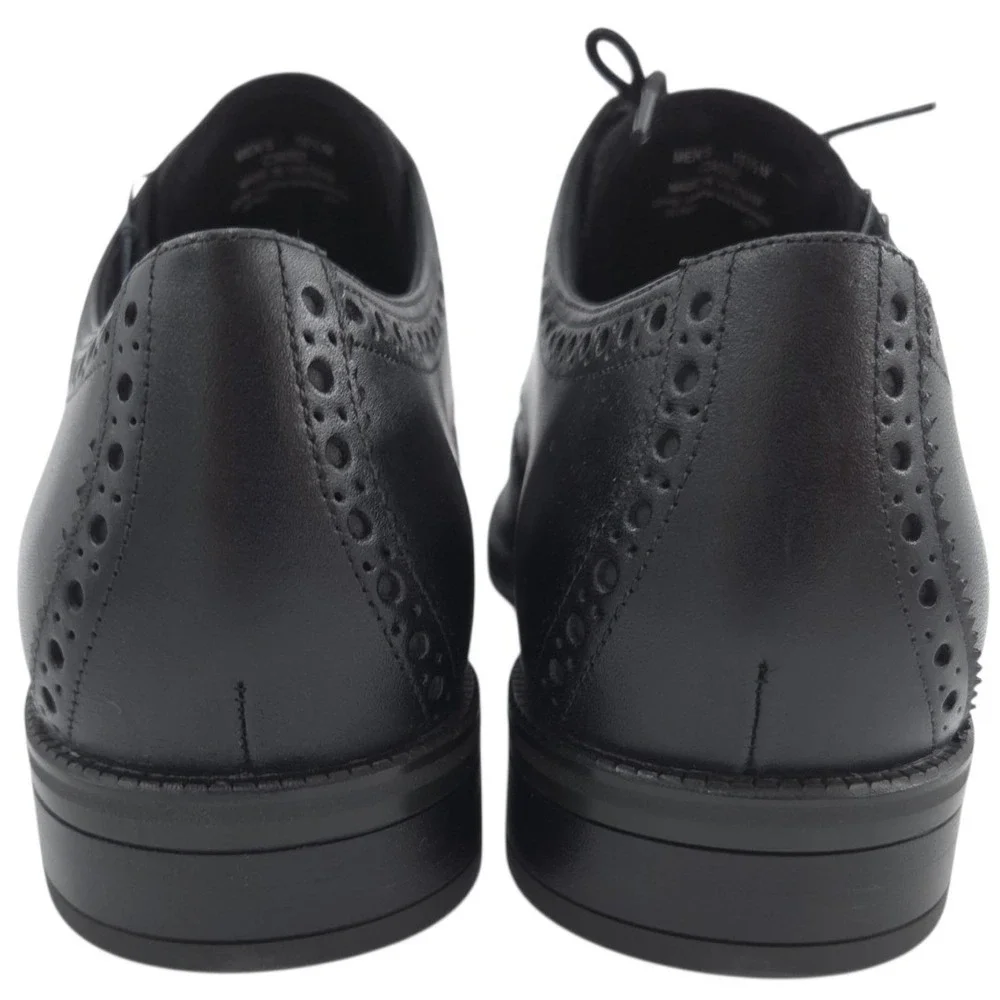 Cole Haan ME Wingtip Oxford Dress Shoes Mens 9.5 Black Leather Waterproof NEW